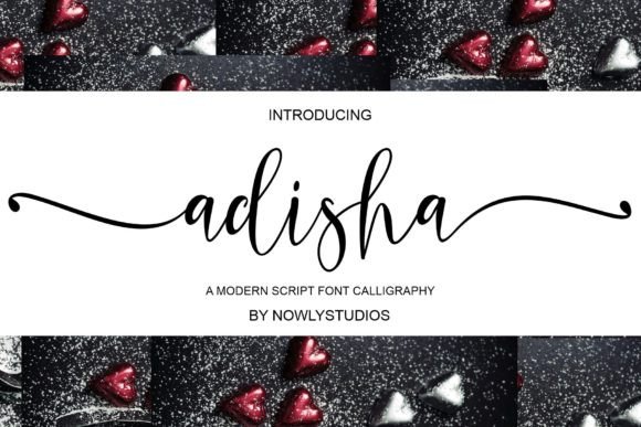 Adisha Script: The Dance of Classic and Modern Typography