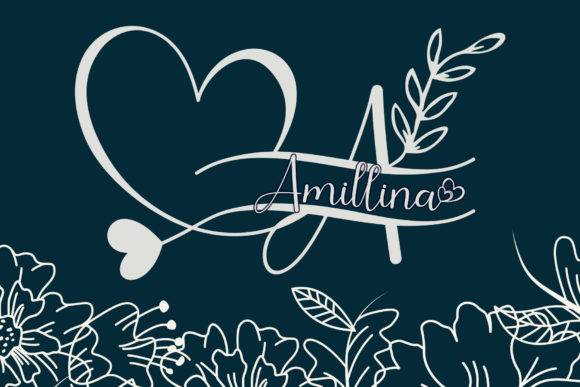 Amillina Monogram: The Romantic Script for Modern Brands