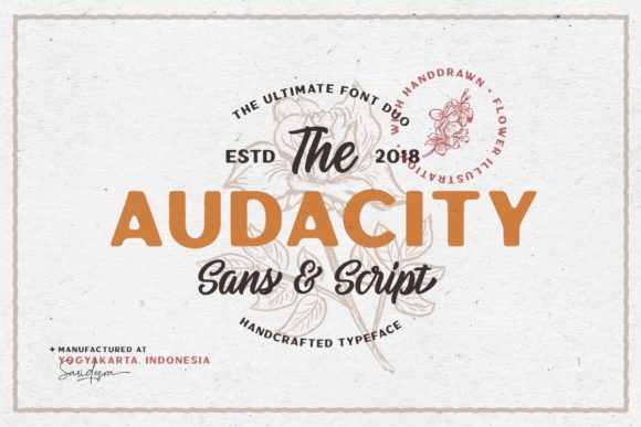 Audacity Duo: A Creative Font for Modern Branding