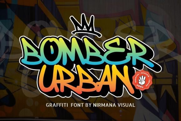 Bomber Urban: Capturing Street Art's Grit in Your Designs