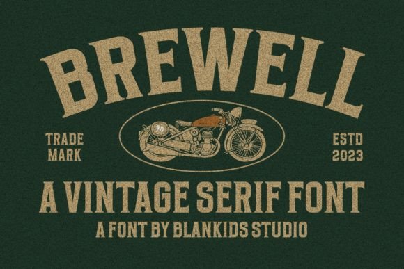 Brewell: A Vintage Serif with a Creative Edge