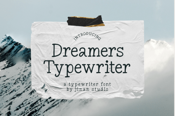 Dreamers Typewriter: Vintage Charm for Modern Projects