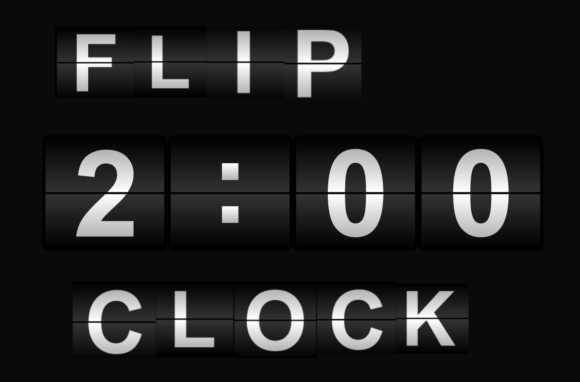 Flip Clock Font: Where Retro Charm Meets Modern Design