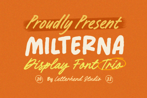 Milterna: A Playful Typeface for Authentic Branding