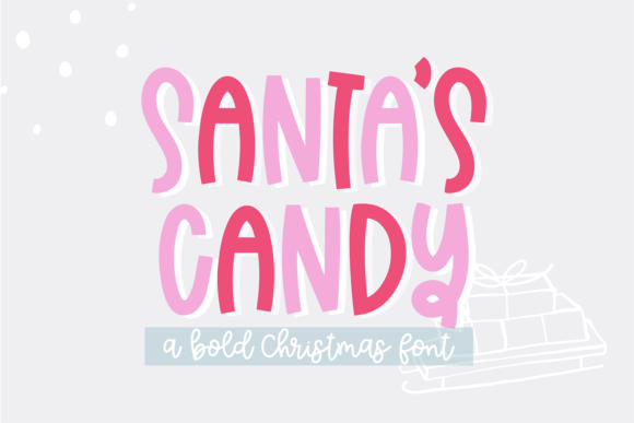 Santa's Candy: A Playful Bold Christmas Font for Holiday Cheer