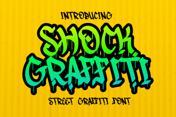 Shock Graffiti: The Urban Display Font for Bold Designs