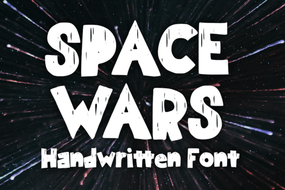 Space Wars: The Grunge Display Font with a Friendly Edge