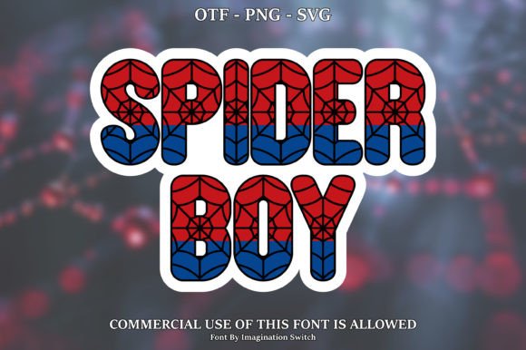 Spider Boy: A Creative Font for Bold Visual Statements